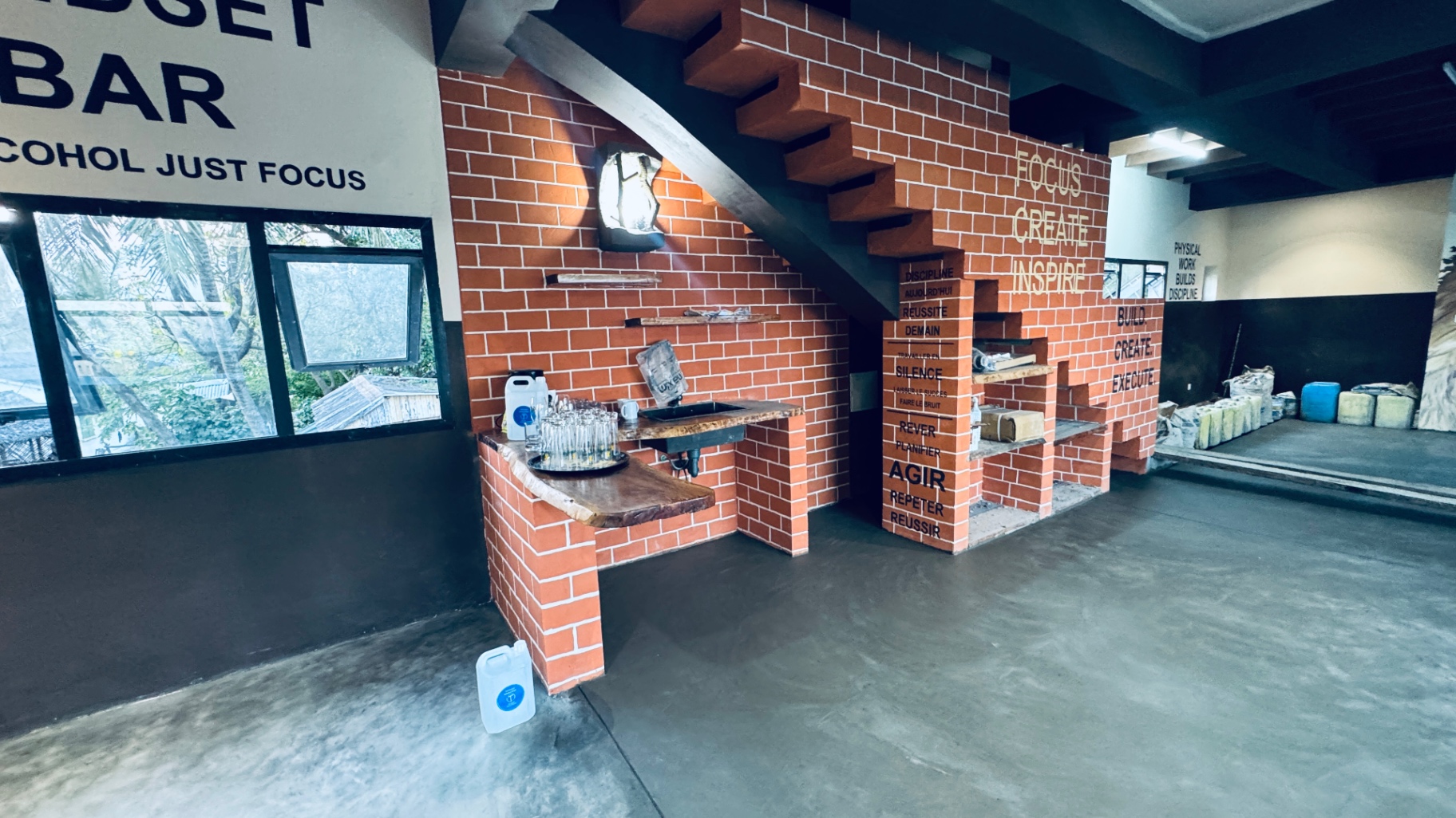 Mindset Bar and brick interior
