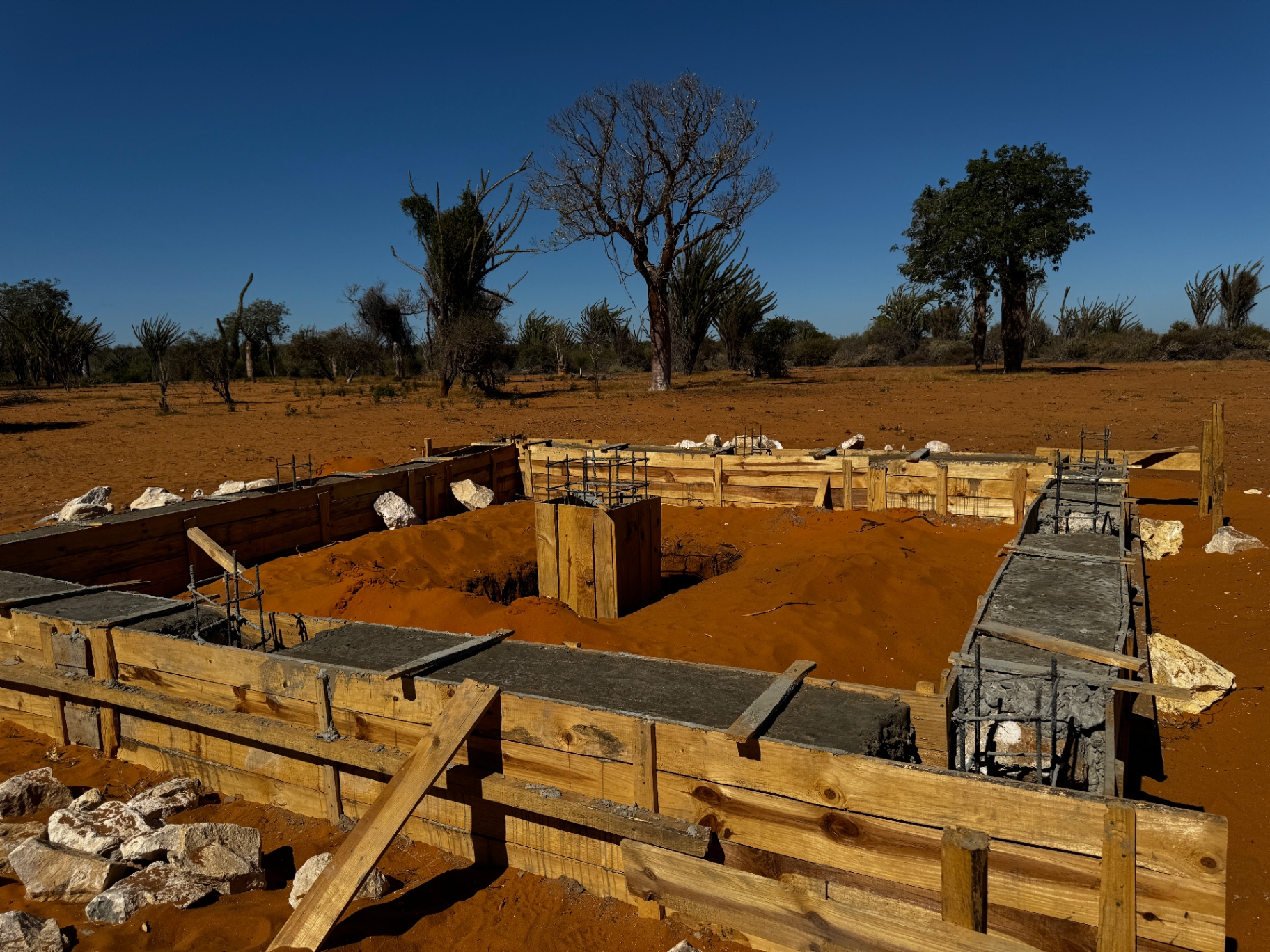 Coffrage fondation périphérique