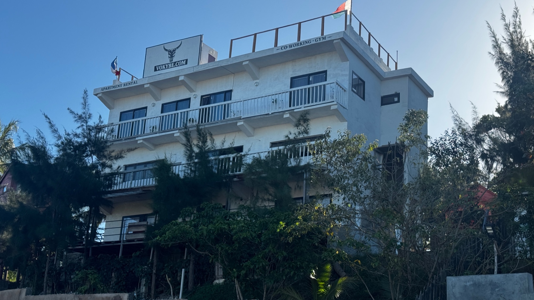 VOKYBE building in Fort-Dauphin, coworking and gym
